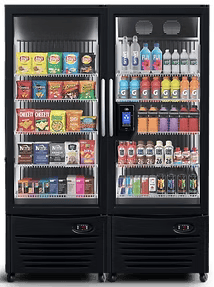 Smart refrigerated micro market cabinet